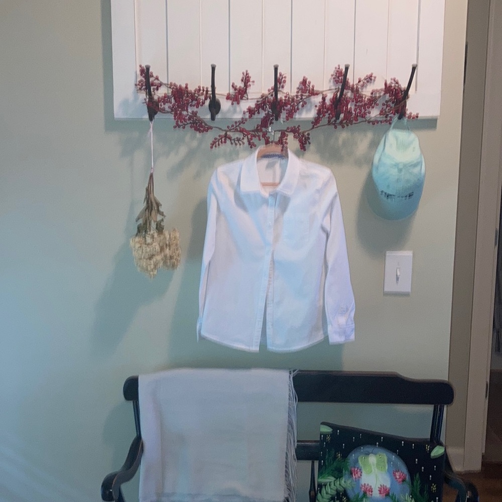 GAP Kids White Button Down Shirt